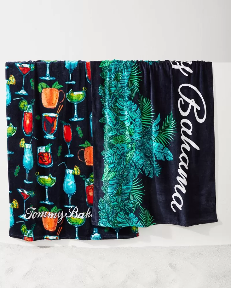 Tommy Bahama All Nighter & Baja Who Can Toucan Beach Towels — Set of 2