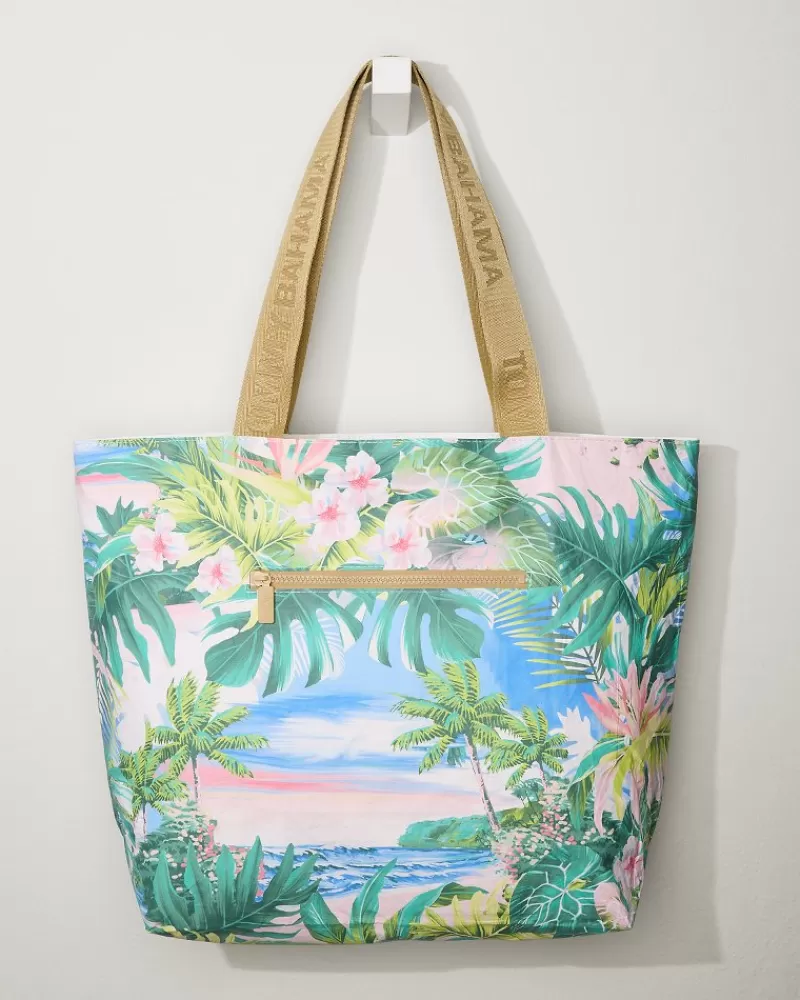 Borsa Day Tripper Donna con Stampa Aloha - Tracolla Spaziosa Tommy Bahama per Escursioni Estive