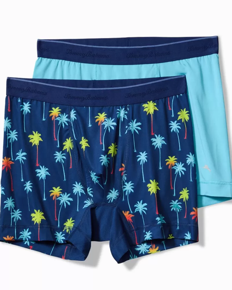 Tommy Bahama Aloha Print Tech Boxer Briefs - 2-Pack