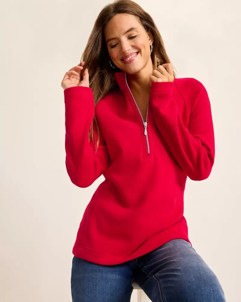 Women Tommy Bahama Aruba Half-Zip Sweatshirt