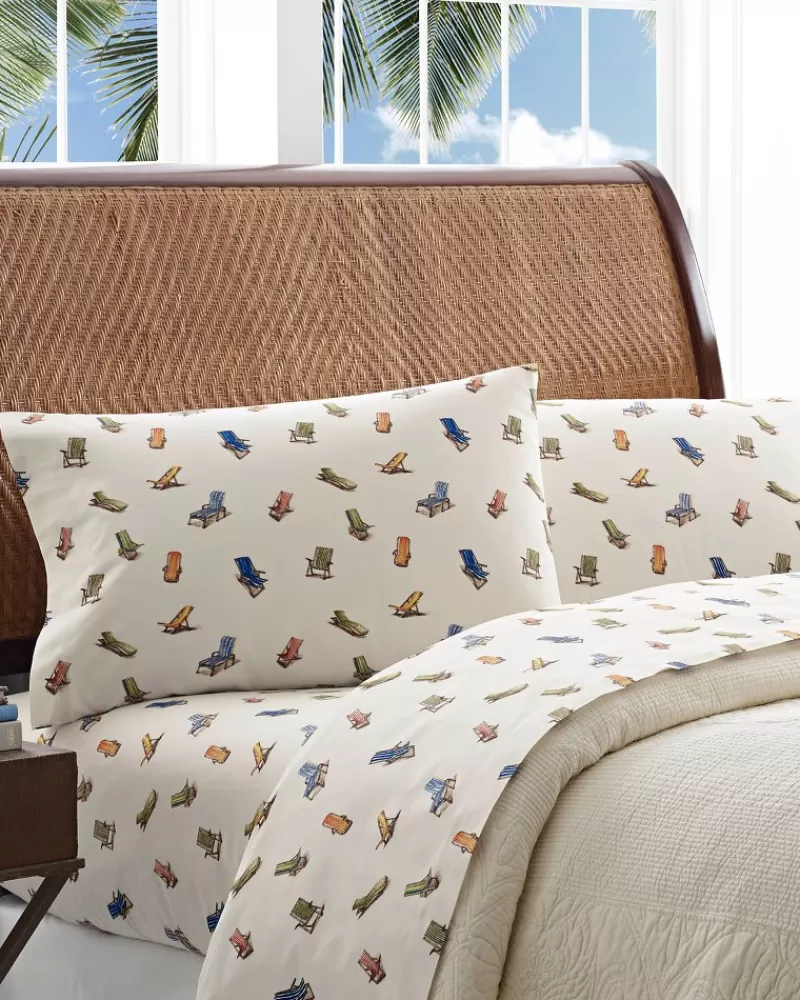 Tommy Bahama Beach Chairs Sheet Set, King