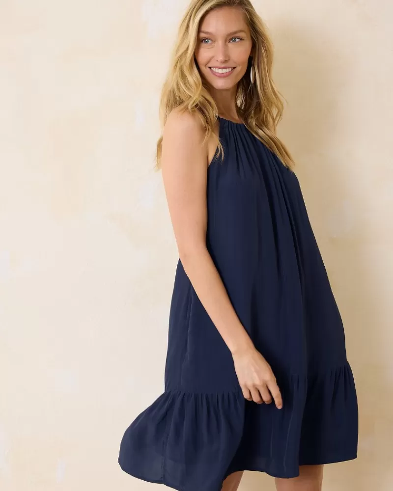 Women Tommy Bahama Calypso Crepe Coverup Dress