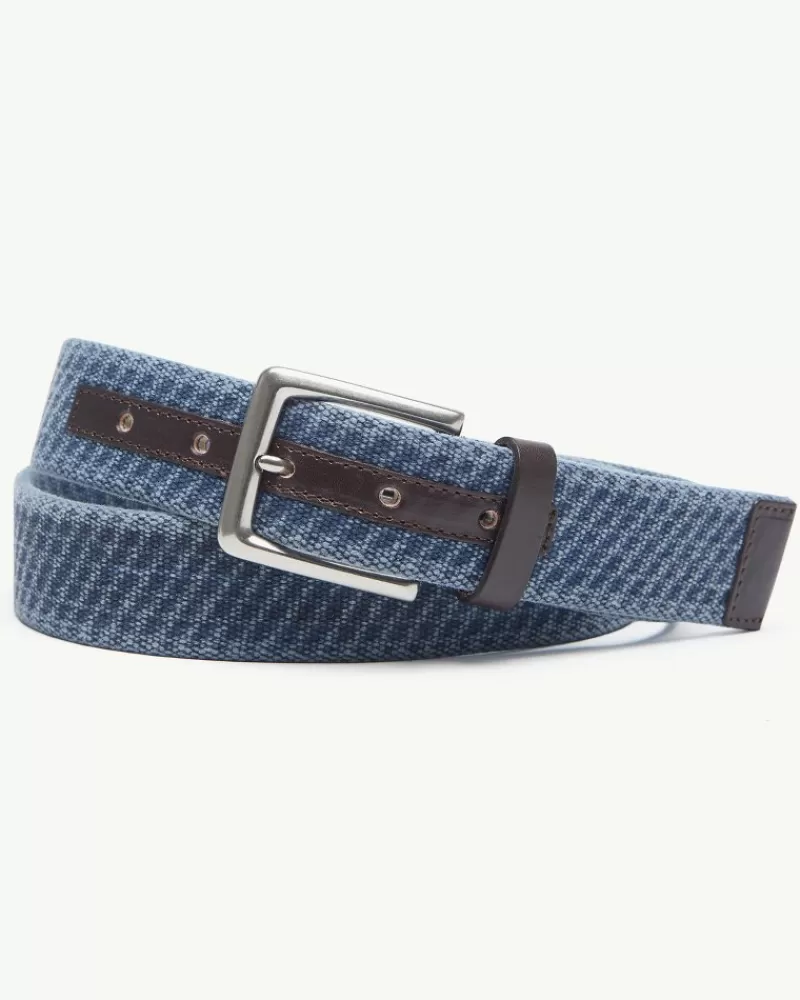 Tommy Bahama Canvas Webbed Belt