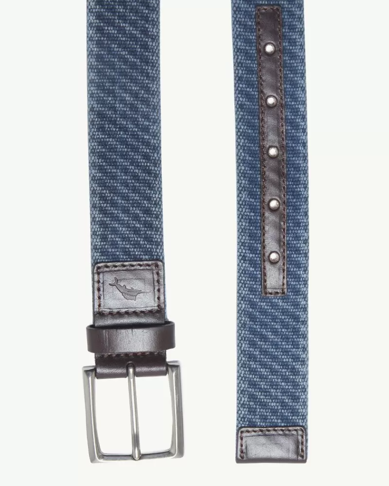 Tommy Bahama Canvas Webbed Belt