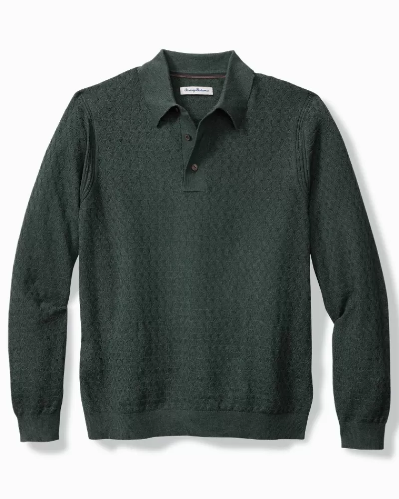 Tommy Bahama Capital Cable Sweater Polo