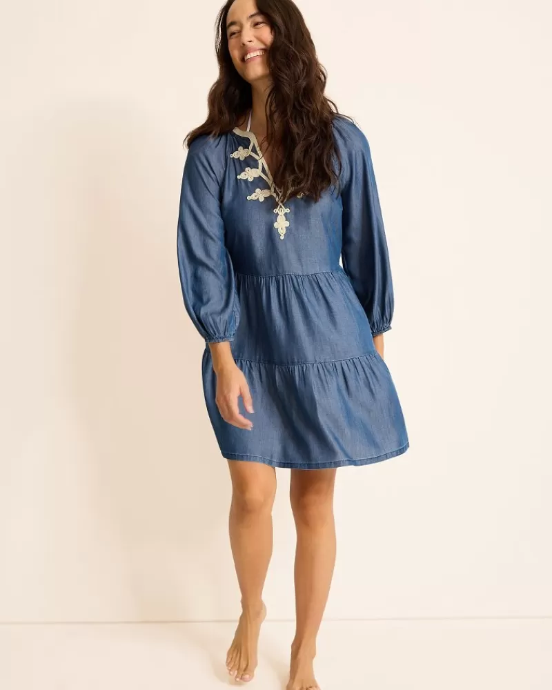 Women Tommy Bahama Embroidered Coverup Dress