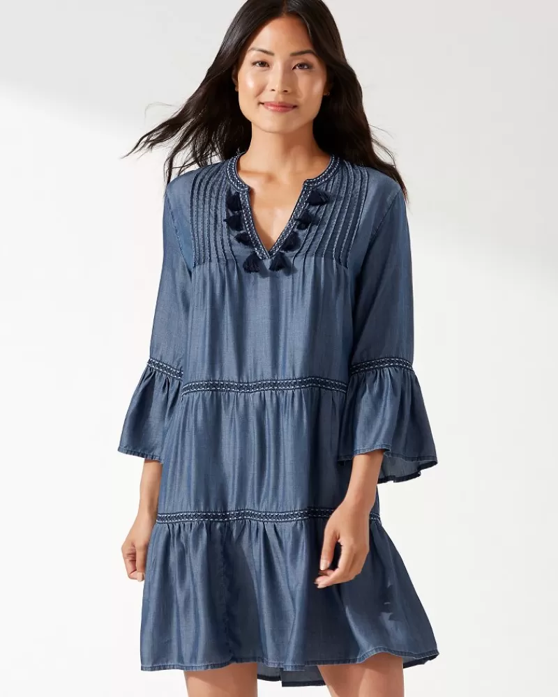 Women Tommy Bahama Embroidered Coverup Dress