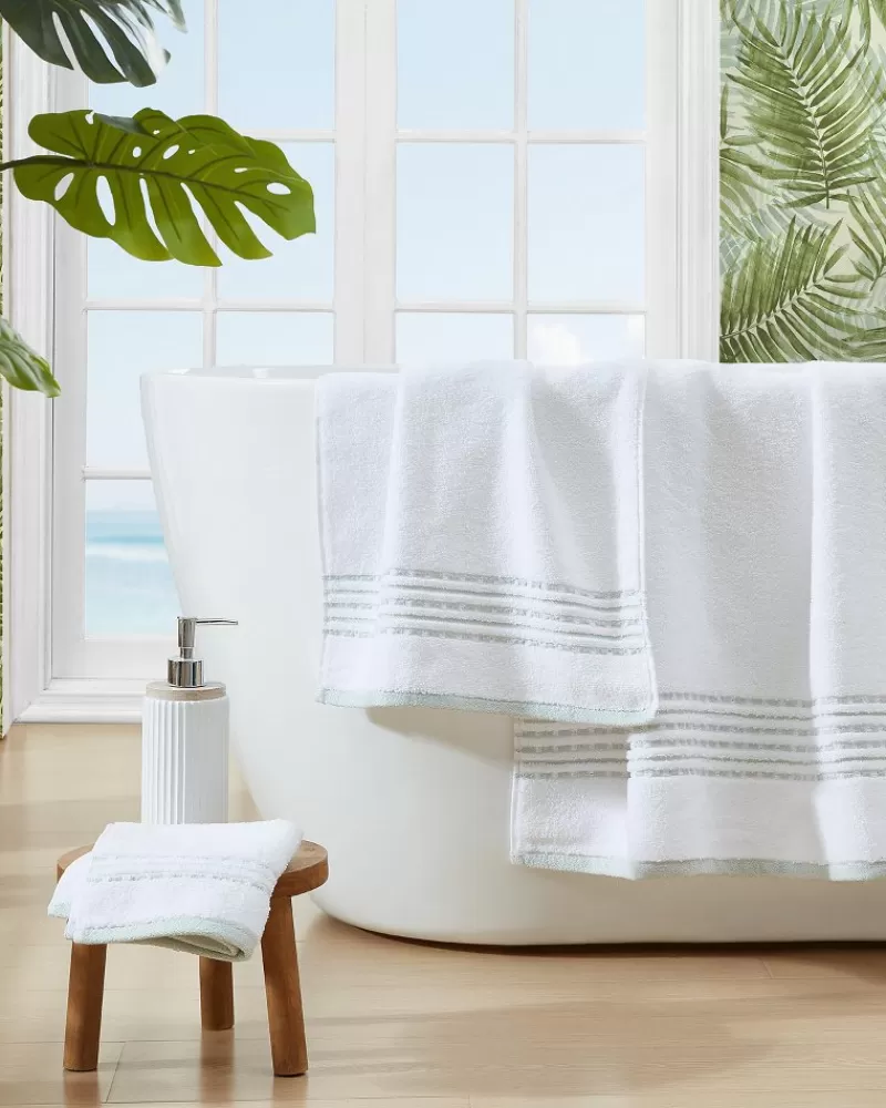 Tommy Bahama Cliff Side Green 3-Piece Towel Set