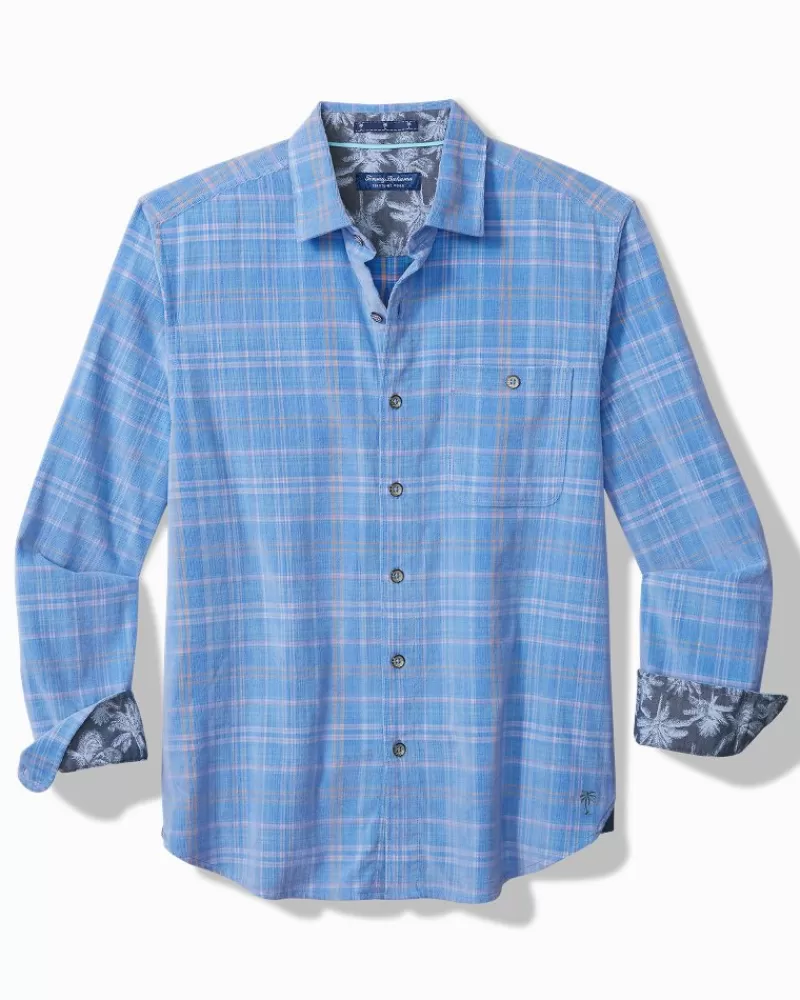 Tommy Bahama Coastline Cord Stretch Brisa Check Shirt