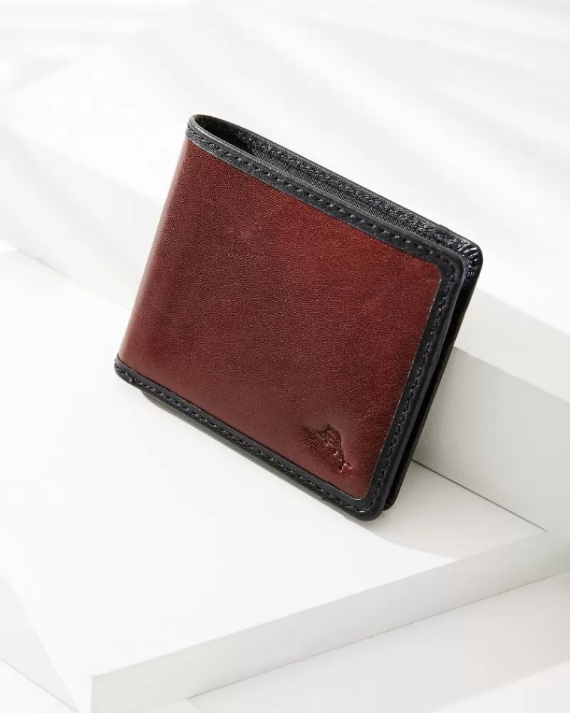 Tommy Bahama Contrast Binding Slimfold Wallet