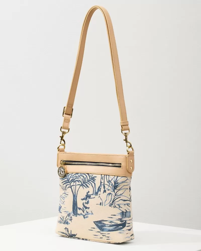 Borsetta a tracolla Tommy Bahama stile urban chic per donna - Ideale per look casual e quotidiani