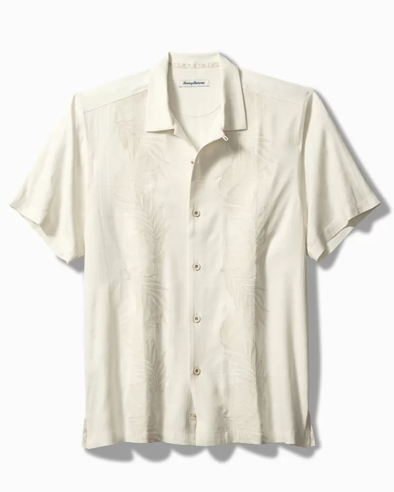 Tommy Bahama Del Palms Embroidered Silk Camp Shirt