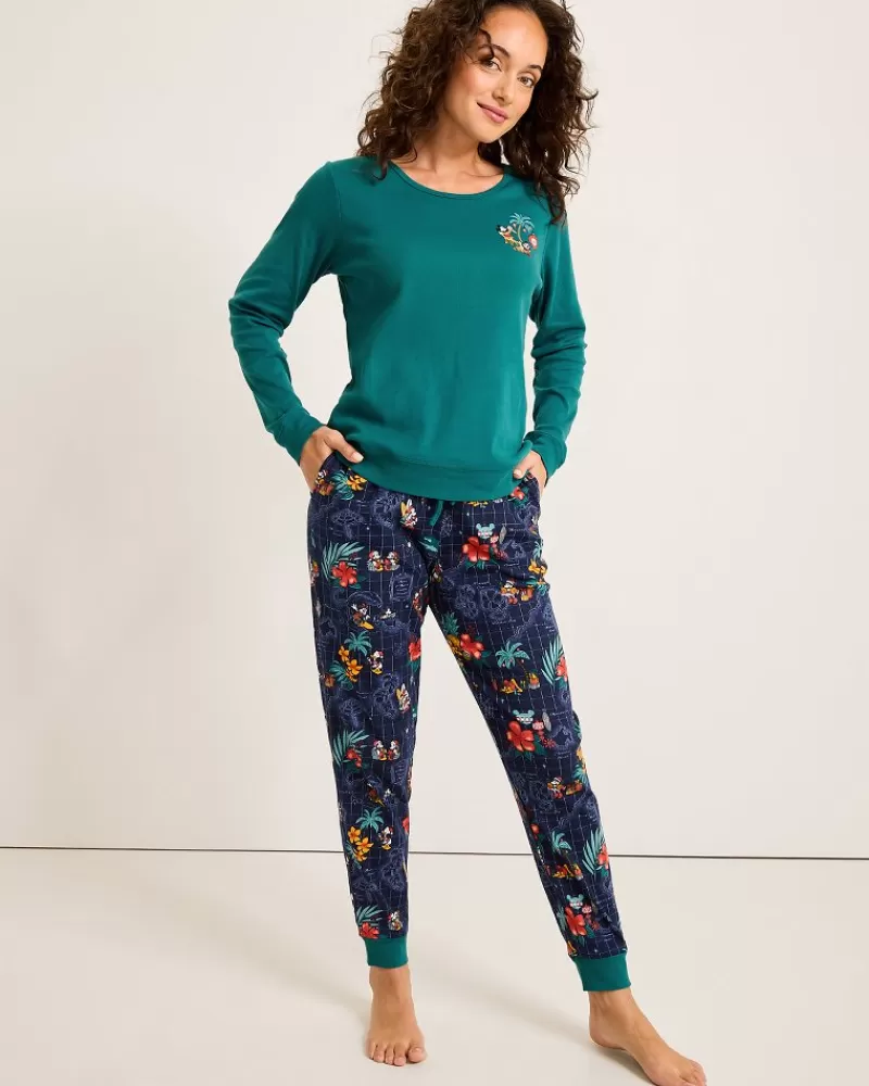 Women Tommy Bahama Disney Women's Long Sleeve & Pants Family Pajama Set