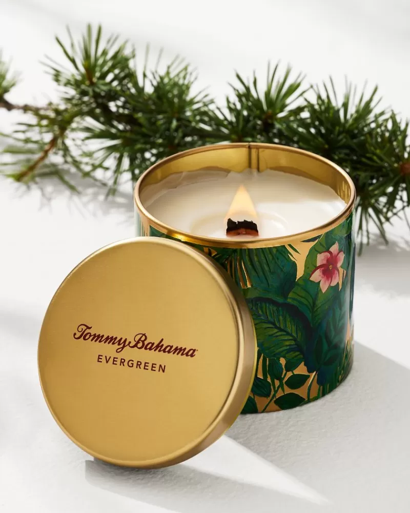 Tommy Bahama 10.6-oz. Floral Embossed Candle Tin