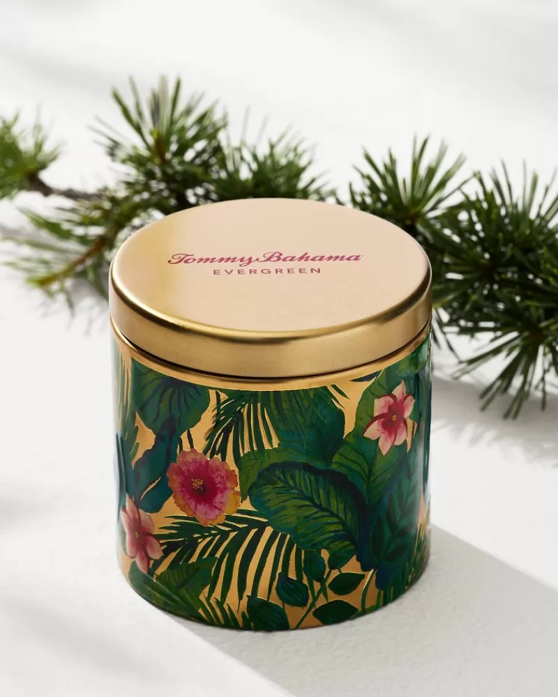 Tommy Bahama 10.6-oz. Floral Embossed Candle Tin