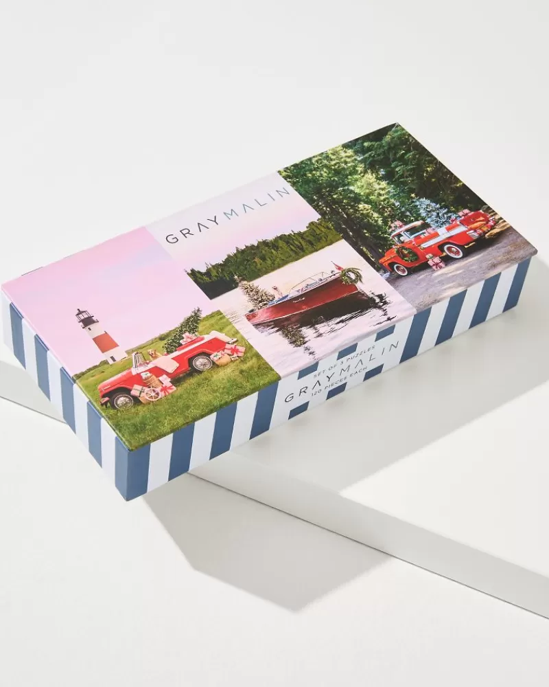 Tommy Bahama x Gray Malin: Trio di Rompicapi da Viaggio Collezione Edizione Limitata