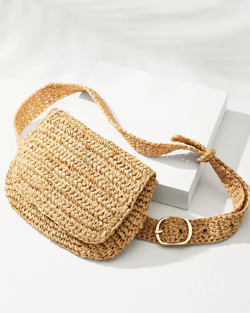 Women Tommy Bahama 5-in-1 Raffia Belt Bag