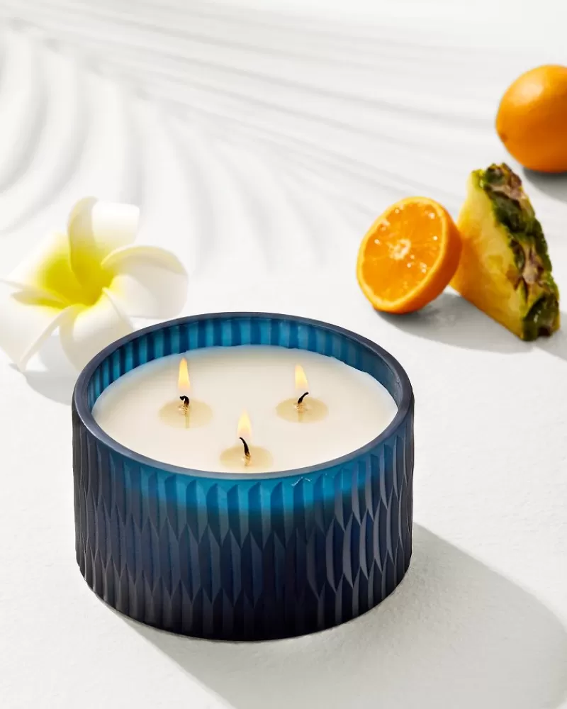 Tommy Bahama 11.3-oz. Cut Glass 3-Wick Candle