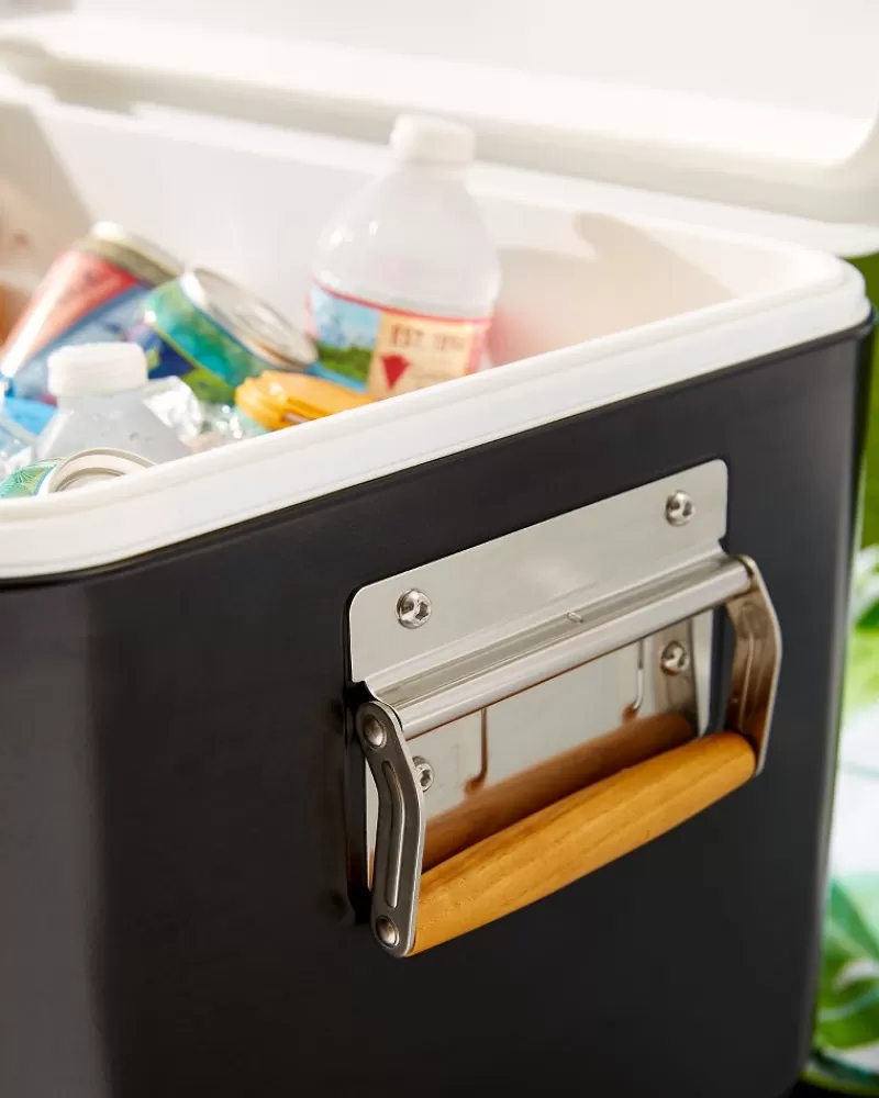 Frigo Portatile Tommy Bahama Stile Palma e Marlin - Capienza 50 Litri per Escursioni al Mare, Ispirato alla Vita all'Aria Aperta